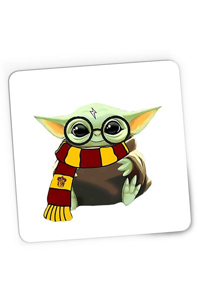 OEM Mousepad Gaming Baby Yoda Harry Potter Cute, Mandalorian, 21x19 cm
