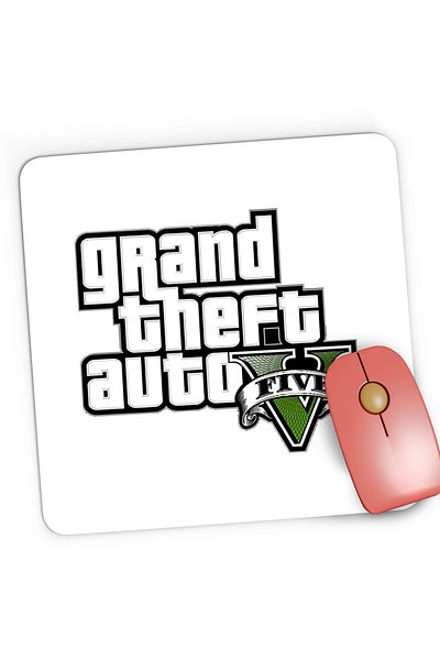 OEM Mousepad Gaming Grand Theft Auto Logo GTA, 21x19 cm