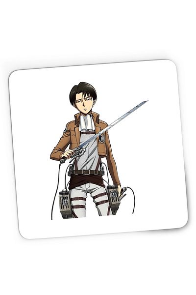 OEM Mousepad Gaming Attack on Titan Levi Ackerman Anime Fortnite, 21x19 cm