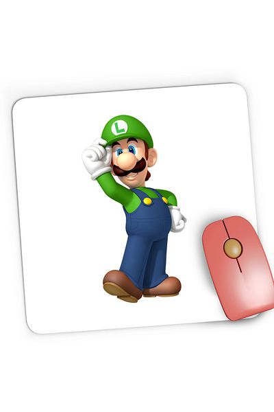 OEM Mousepad Gaming Super Mario Bros Super Saga Game, 21x19 cm