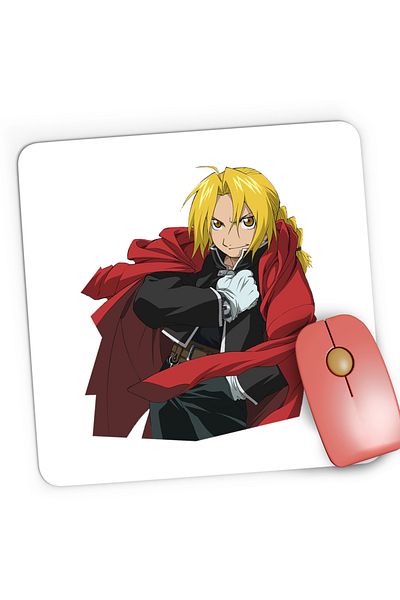 OEM Mousepad Gaming Fullmetal Alchemist Elric Hiromu Arakawa Anime, 21x19 cm