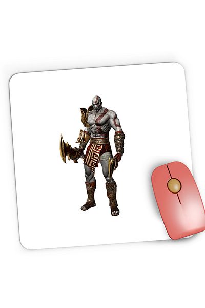 OEM Mousepad Gaming Mortal Kombat God of War PlayStation 4 Sword, 21x19 cm