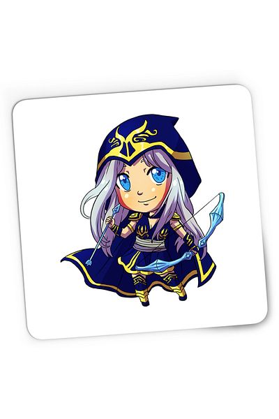 OEM Mousepad Gaming Chibi League of Legends Anime TikTok, 21x19 cm