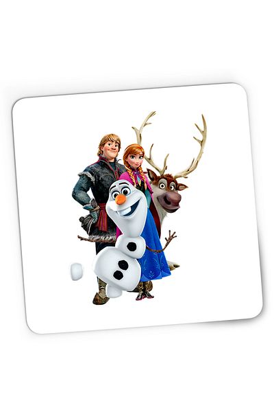 OEM Mousepad Gaming Elsa Frozen Anna Olaf Hans, 21x19 cm