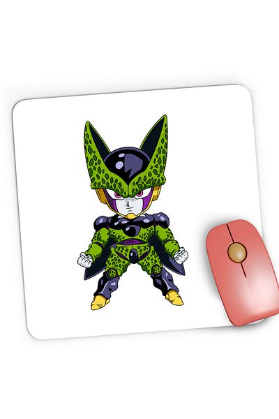 OEM Mousepad Gaming Dragon Ball Z Cell Ticalos Mic Anime, 21x19 cm