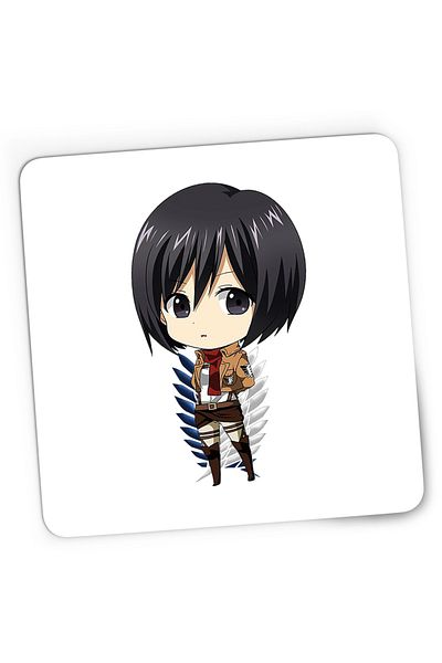 OEM Mousepad Gaming Attack on Titan Mikasa Ackerman Stars Anime, 21x19 cm