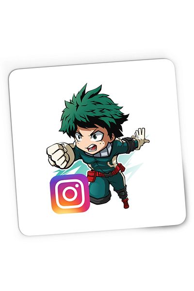 OEM Mousepad Gaming My Hero Academia Instagram Creator Anime Manga, 21x19 cm