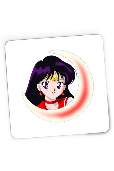 OEM Mousepad Gaming Marte Sailor Moon Black Hair Anime, 21x19 cm
