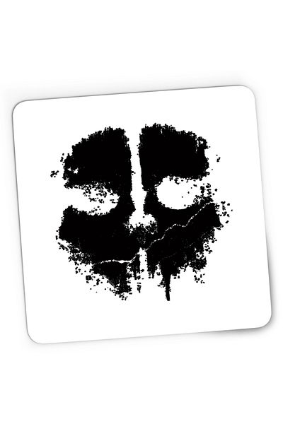 OEM Mousepad Gaming Call of Duty Black Mask Ghosts Skull, 21x19 cm