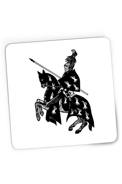 OEM Mousepad Gaming Age Of Empires Knight Crusades Golden Horde Knight Horse, 21x19 cm