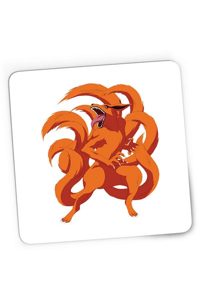 OEM Mousepad Gaming Naruto Nine Tailed Vulpe Dragon Anime, 21x19 cm