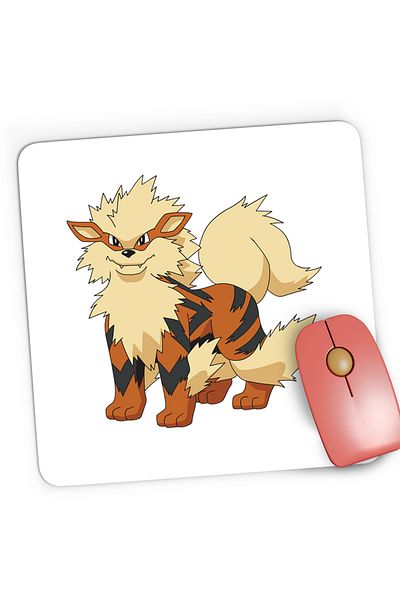 OEM Mousepad Gaming Pokemon Arcanine Cat Tigru, 21x19 cm