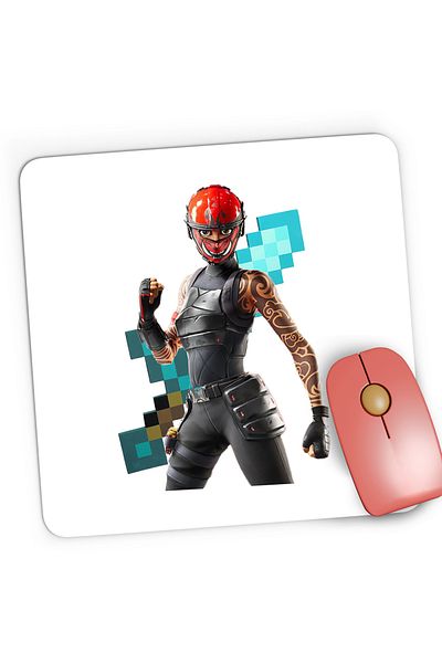 OEM Mousepad Gaming Manic Fortnite Minecraft Diamond Sword, 21x19 cm