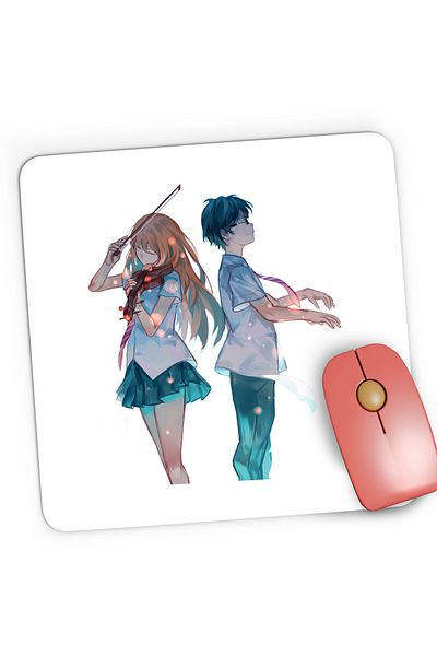OEM Gaming Mousepad Your Lie in April Kaori Kousei Symphonic Music, 21x19 cm