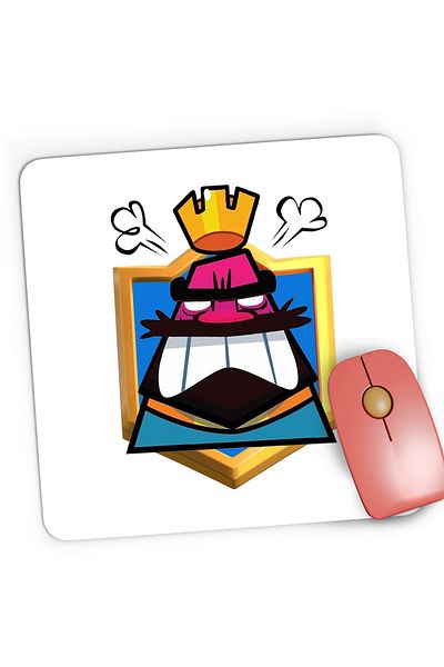 OEM Mousepad Gaming Clash Royale King Mad, 21x19 cm
