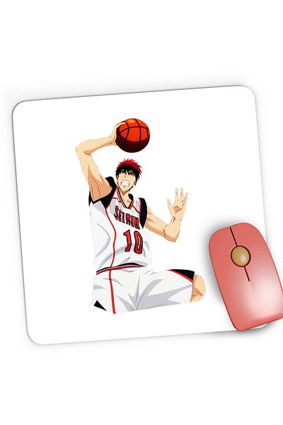 OEM Mousepad Gaming Kuroko no Basket Taiga Kagami Basketball, 21x19 cm