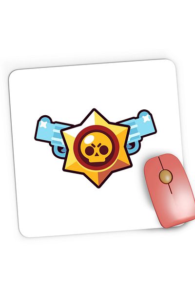 OEM Mousepad Gaming Brawl Stars Play CSGO, 21x19 cm