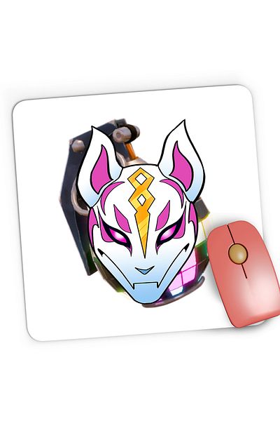 OEM Mousepad Gaming Drift Mask Fortnite Magenta Bomb, 21x19 cm