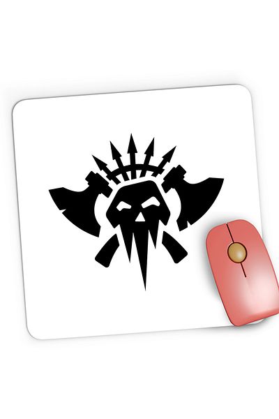 OEM Mousepad Gaming Orc Clan World of Warcraft WoW, 21x19 cm