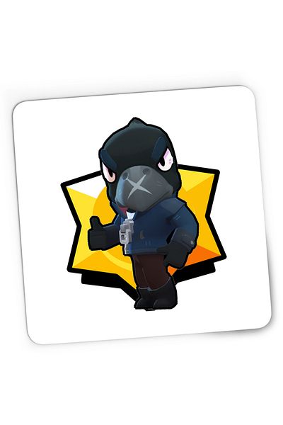 OEM Mousepad Gaming Brawlers Crow Brawl Stars, 21x19 cm