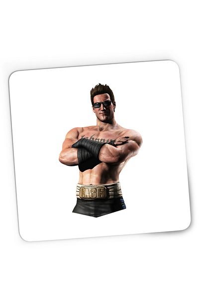 OEM Mousepad Gaming Mortal Kombat Johny Cage Sonya Jones Fitness Boxing, 21x19 cm