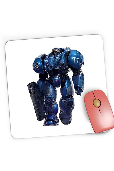 OEM Mousepad Gaming StarCraft 2 Terran Unit Star Craft Game, 21x19 cm