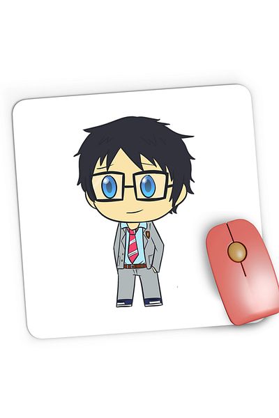 OEM Mousepad Gaming Your Lie in April Pianist Composer Dragobete Piano, 21x19 cm