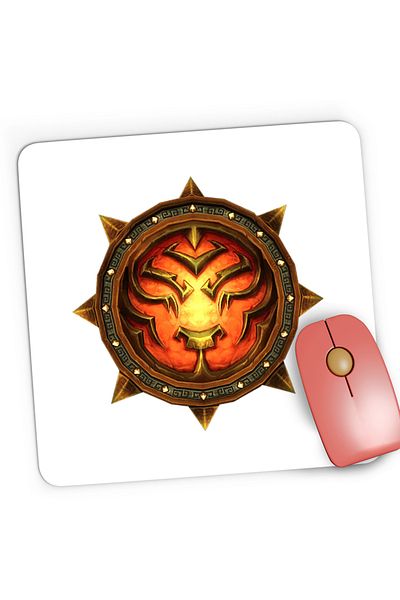 OEM Mousepad Gaming World of Warcraft Pandaren WoW, 21x19 cm