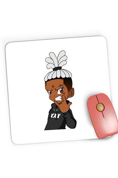 OEM Mousepad Gaming XXXTentacion Rap, 21x19 cm