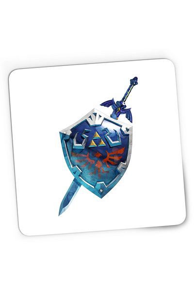 OEM Mousepad Gaming Legend of Zelda Shield TikTok, 21x19 cm