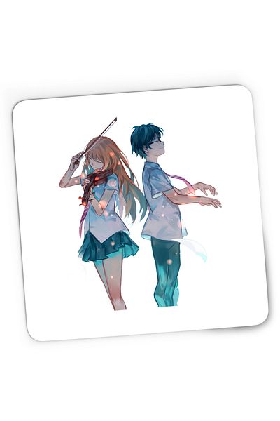 OEM Gaming Mousepad Your Lie in April Kaori Kousei Symphonic Music, 21x19 cm