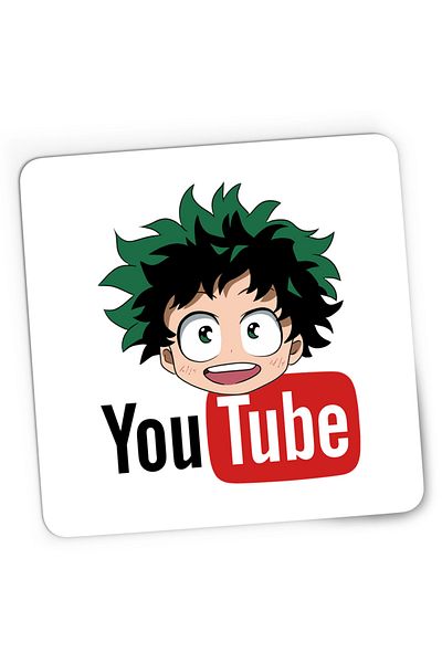 OEM Mousepad Gaming My Hero Academia Youtube Creator Anime, 21x19 cm