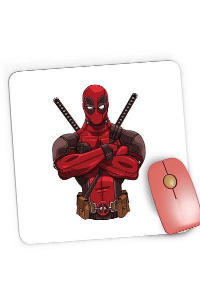 OEM Mousepad Gaming Deadpool Bad Boy Superdad, 21x19 cm