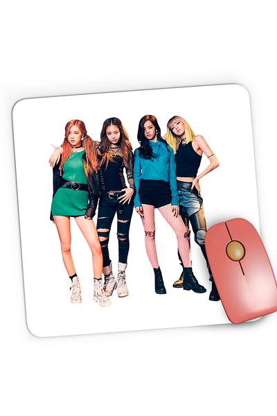 OEM Boombayah Blackpink K Pop Group Gaming Mousepad, 21x19 cm