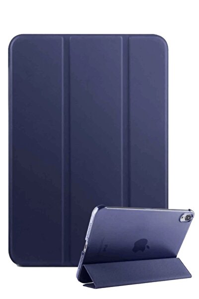 CepteToptan Myt09 iPad Mini 3 Case Tablet Smart Case - Navy Blue