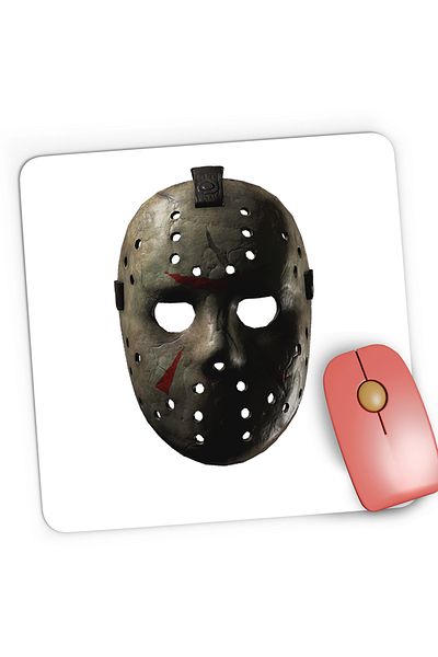 OEM Mousepad Gaming Mortal Kombat Jason Mask Friday 13 Hockey, 21x19 cm