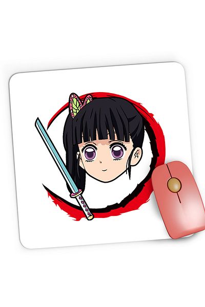 OEM Mousepad Gaming Demon Slayer Kanao Tsuyuri Sabie Katana, 21x19 cm