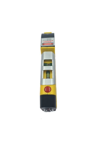 dalimag Nivela Laser, Cu Boloboc Orizontal si Vertical si Ruleta, Galben,