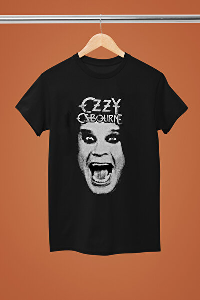 MAGORS تيشيرت روك من القطن بأكمام قصيرة ومطبوع من OZZY OSBORNE