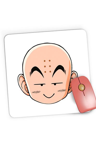 OEM Mousepad Gaming Dragon Ball Z Krillin Master Kung Fu, 21x19 cm