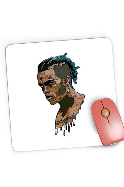 OEM Mousepad Gaming XXXTentacion Rapper, 21x19 cm