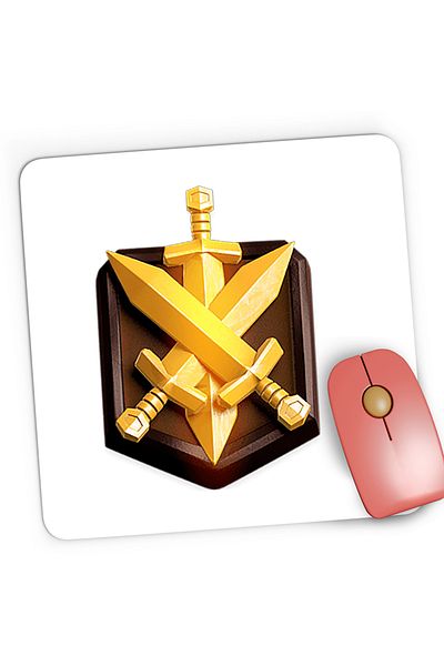 OEM Mousepad Gaming Arena Swords Clash of Clans Royale, 21x19 cm