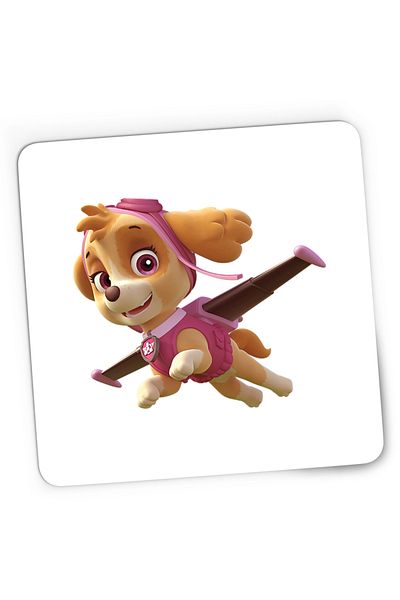 OEM Mousepad Gaming Paw Patrol Skye Caine Aviator Cartoon, 21x19 cm