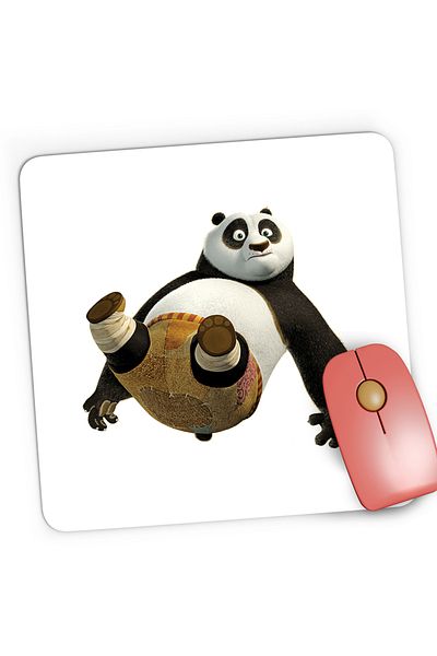 OEM Mousepad Gaming Kung Fu Panda Po Sumo Judo, 21x19 cm