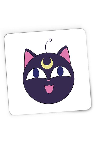 OEM Sailor Moon Cat Gaming Mousepad Luna Cat Christmas, 21x19 cm