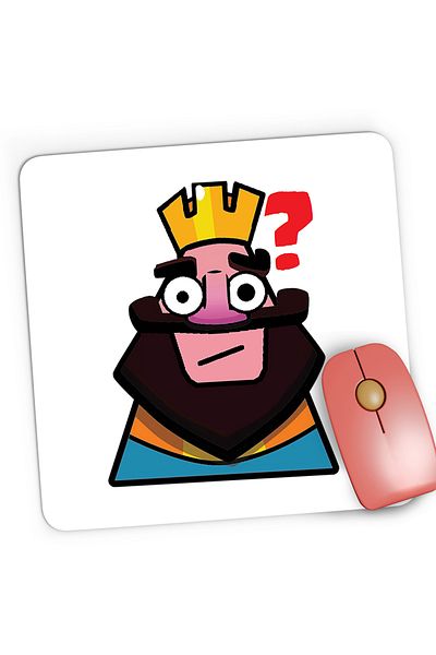 OEM Mousepad Gaming What King Clash Royale, 21x19 cm