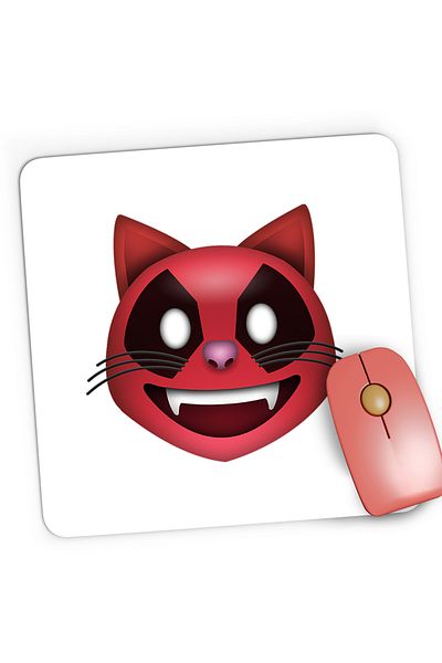OEM Mousepad Gaming Deadpool Cat Ninja Warrior, 21x19 cm
