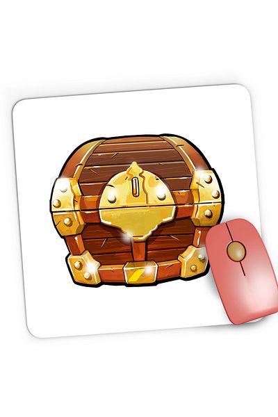 OEM Mousepad Gaming Age of Empires Treasure Chest Strategy Game, 21x19 cm