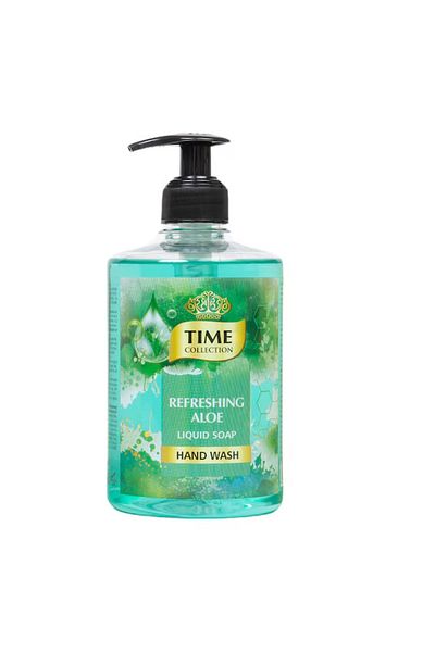 TİME Liquid soap, Collection Refreshing Aloe, pump dispenser, 0.5 liters