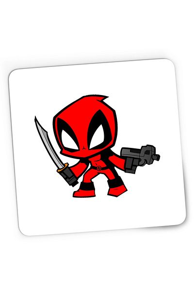 OEM Mousepad Gaming Deadpool Baby Marvel Ninja, 21x19 cm